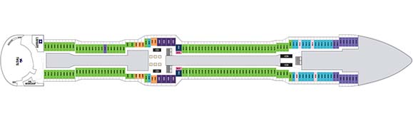 Spectrum of the Seas Deckplan 6