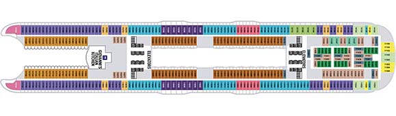 Utopia of the Seas Deckplan 11