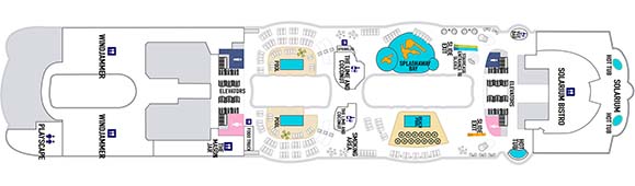 Utopia of the Seas Deckplan 15