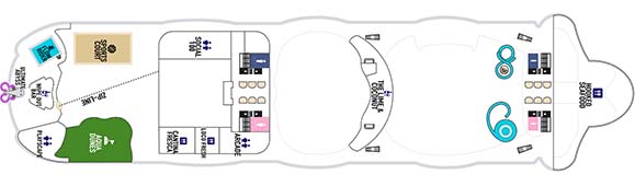 Utopia of the Seas Deckplan 16