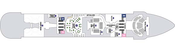 Utopia of the Seas Deckplan 4