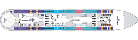 Utopia of the Seas Deckplan 6