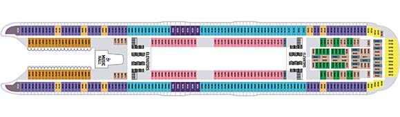 Utopia of the Seas Deckplan 9