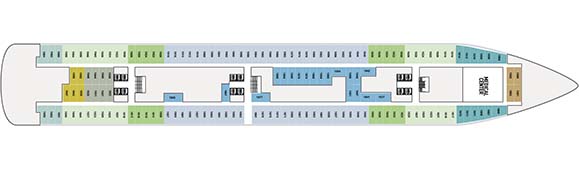 MS Volendam Deckplan 1