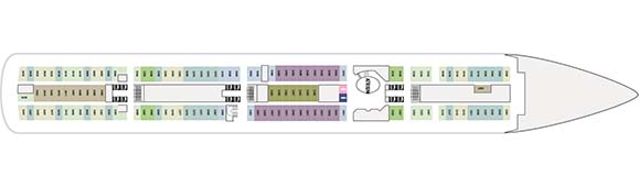 MS Volendam Deckplan 3