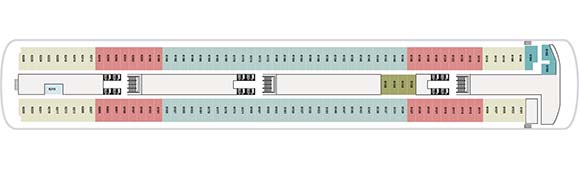 MS Volendam Deckplan 6