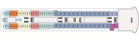 MS Volendam Deckplan 7