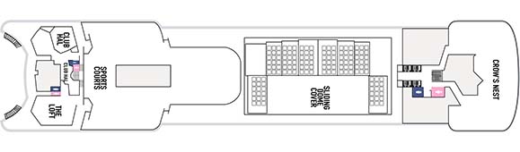 MS Volendam Deckplan 9