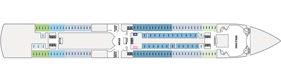 MS Westerdam Deckplan 1