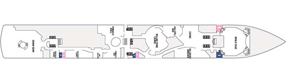 MS Westerdam Deckplan 2