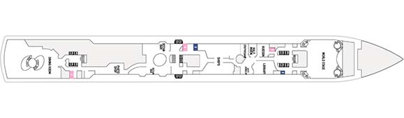 MS Westerdam Deckplan 3