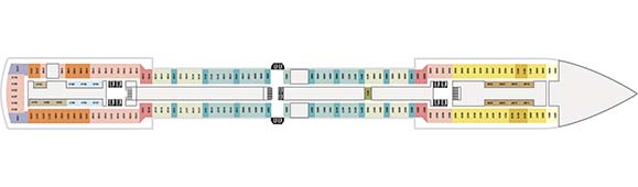 MS Westerdam Deckplan 4