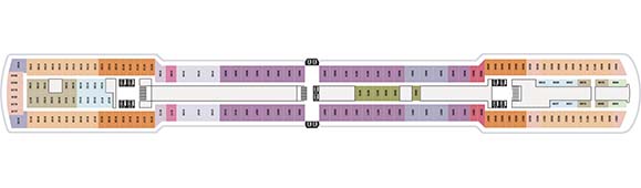 MS Westerdam Deckplan 6