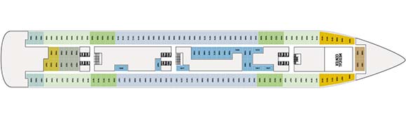 MS Zaandam Deckplan 1