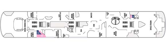 MS Zaandam Deckplan 5