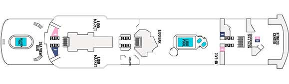 MS Zaandam Deckplan 8