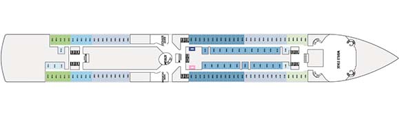 MS Zuiderdam Deckplan 1