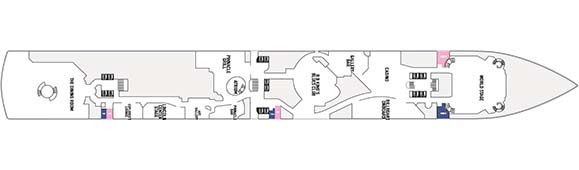 MS Zuiderdam Deckplan 2