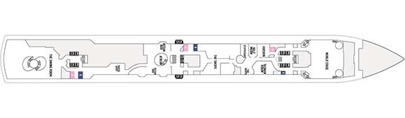 MS Zuiderdam Deckplan 3