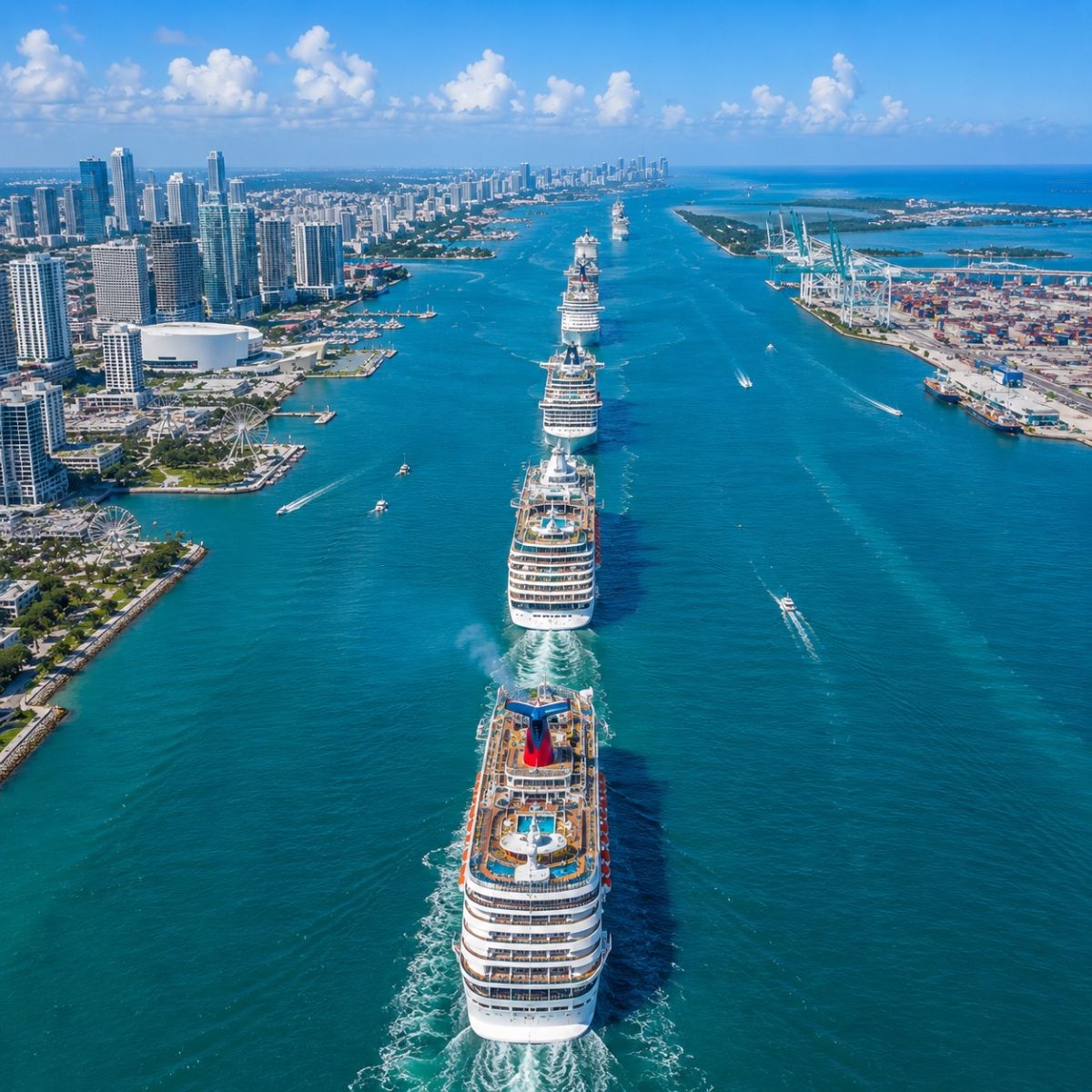 Last-minute cruise deals - ship at sunset