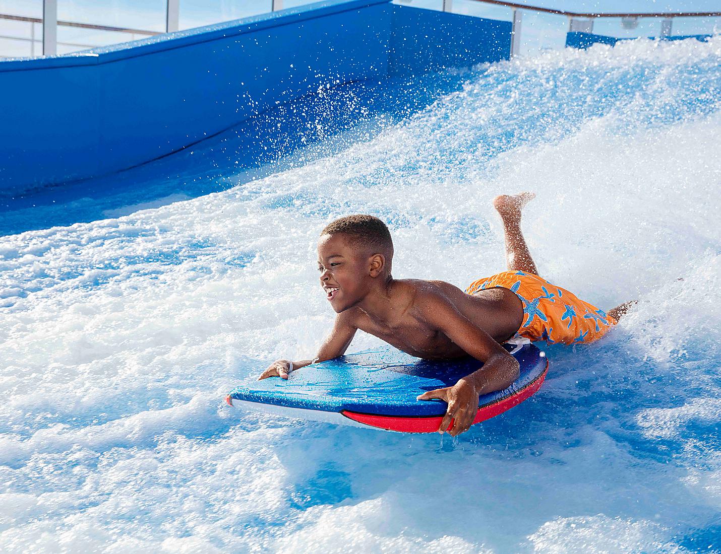 Flowrider adventure of the seas royal caribbean cruise line gangwaze
