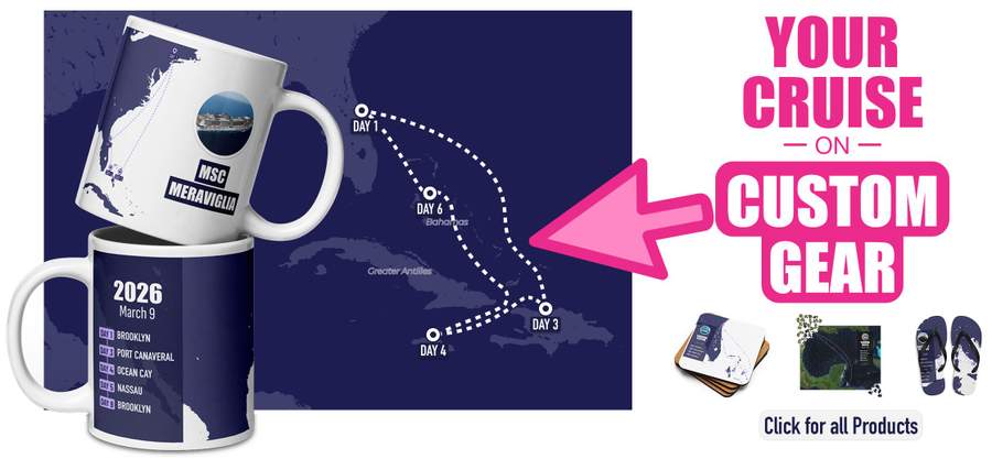 Cruise Map Items Display