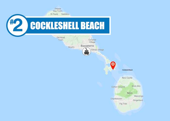 Best Beaches in St Kitts - #2 Cockleshell Beach