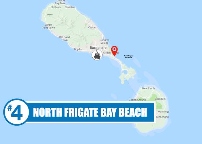 Best Beaches in St Kitts - #4 North Frigate Bay Beach