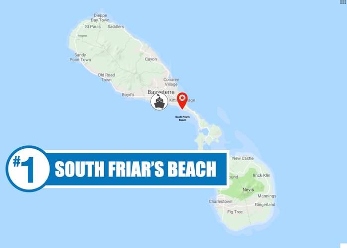 Best Beaches in St Kitts - #1 South Friar's Beach