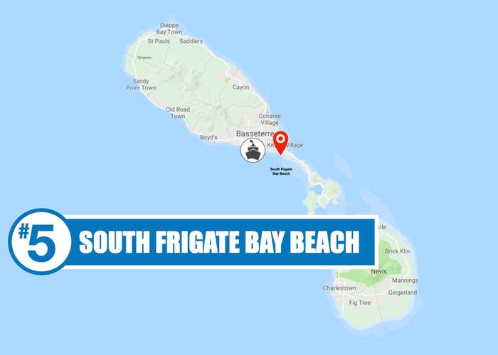 Best Beaches in St Kitts - #5 South Frigate Bay Beach