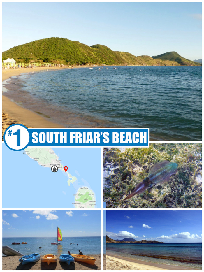 #1 of 6 Best St Kitts Beach for Cruise Passengers - South Friar's Beach #1 of 6 Best St Kitts Beach for Cruise Passengers - South Friar's Beach