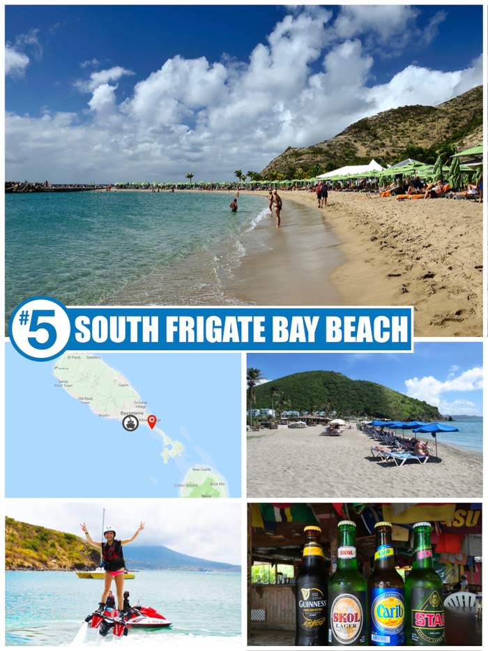#5 of 6 Best St Kitts Beach for Cruise Passengers - South Frigate Bay #5 of 6 Best St Kitts Beach for Cruise Passengers - South Frigate Bay