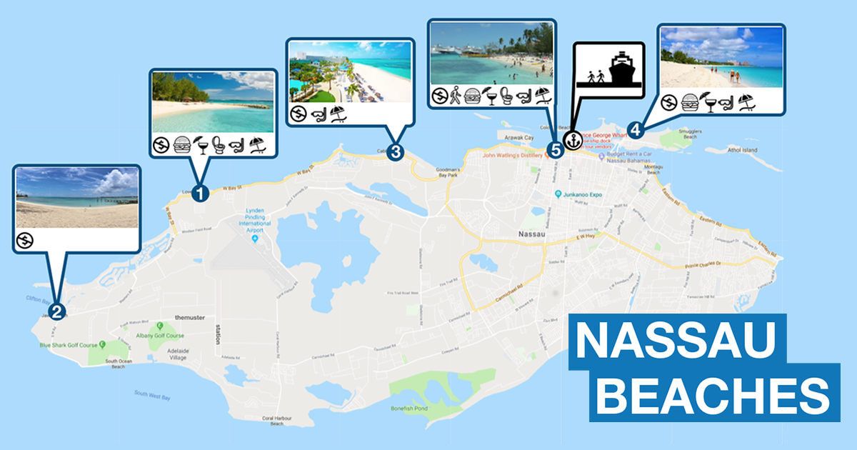 Map of Nassau Bahamas Beaches: Your Ultimate Travel Guide