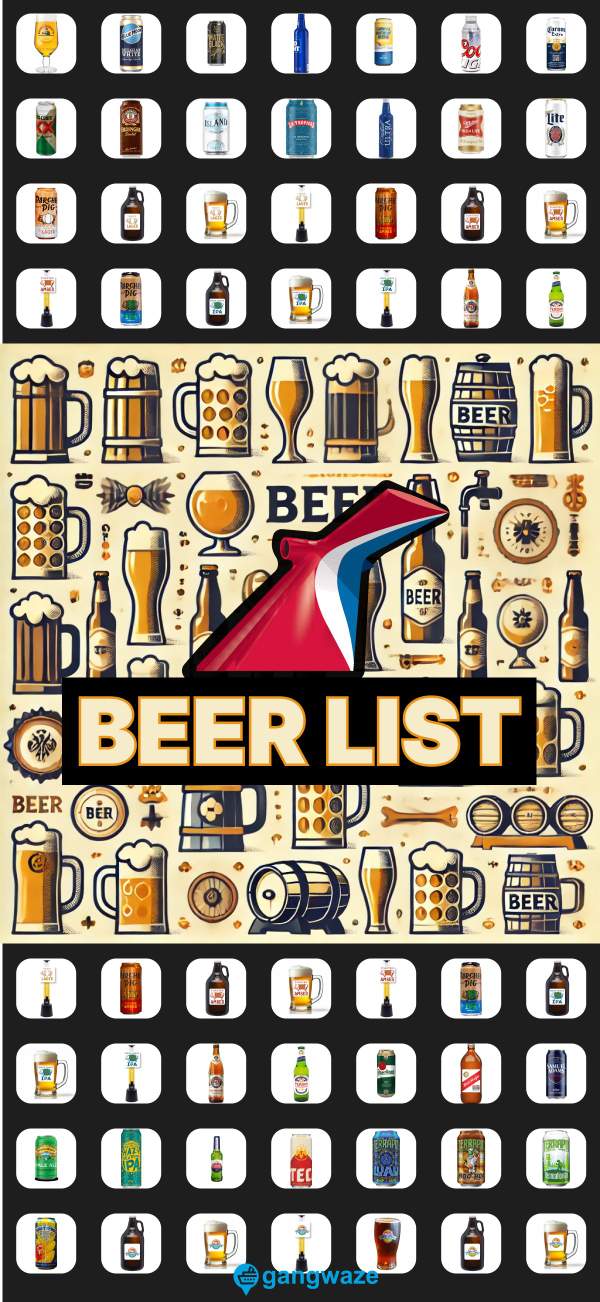 Carnival Cruise Beer Menu — Prices & Deals (2026)