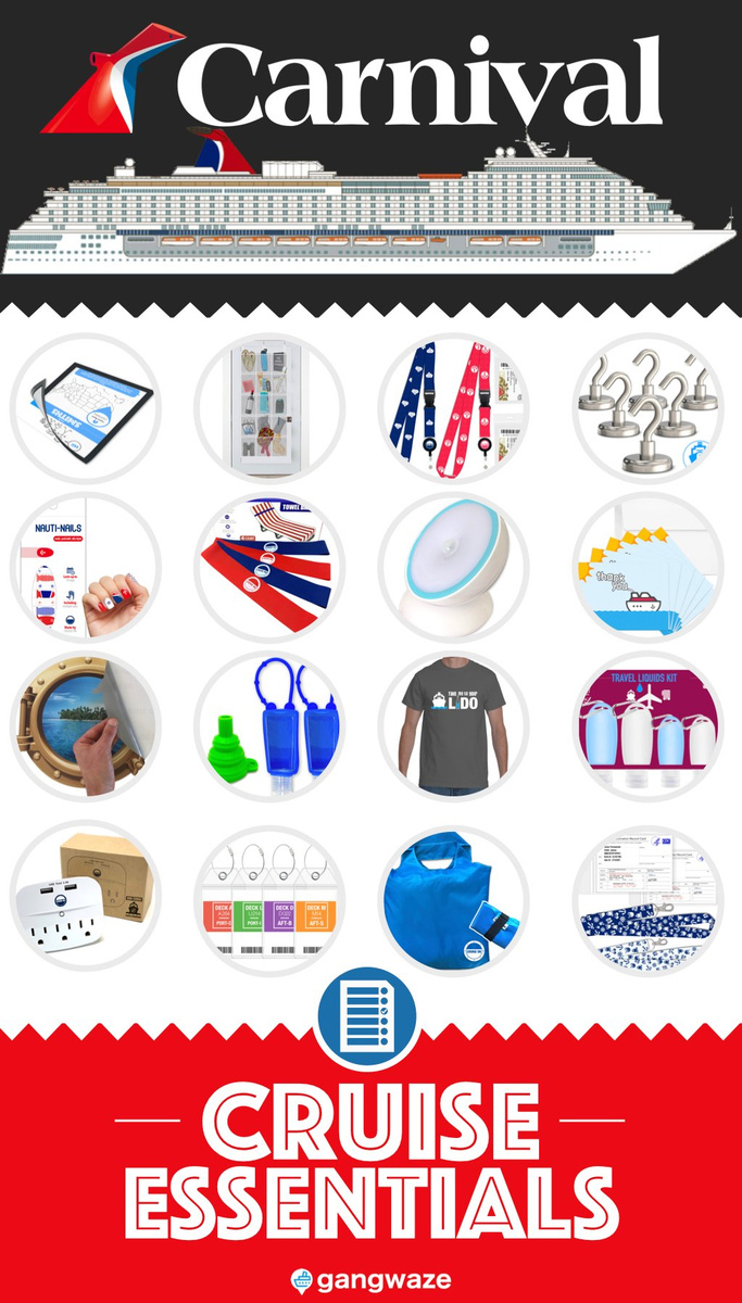 Carnival Cruise Essentials Carnival Cruise Essentials Packing List