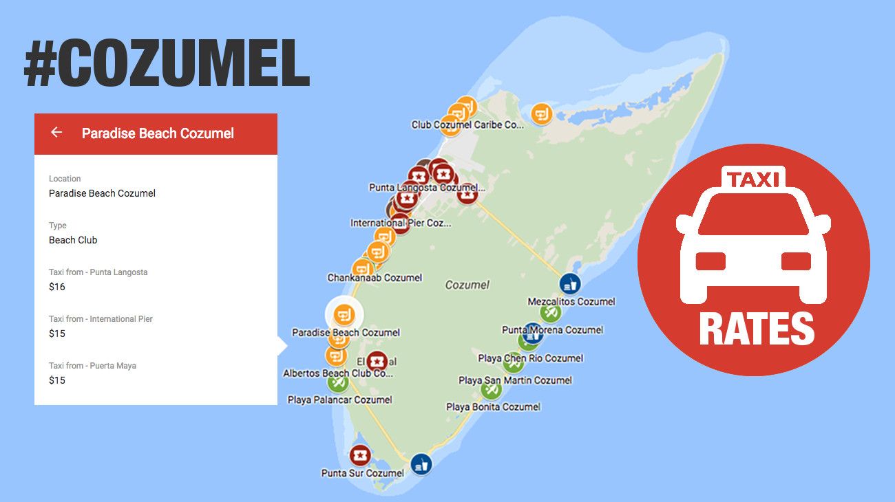 Cozumel Cruise Port Taxi Rates [2025]