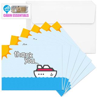 #4 - Cruise Staff Thank You Cards