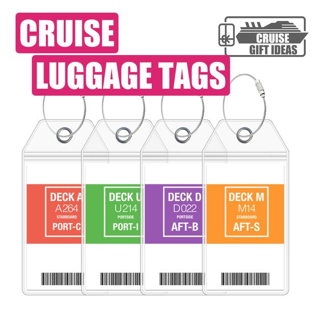 Cruise Gift Idea #6 - Cruise Luggage Tags