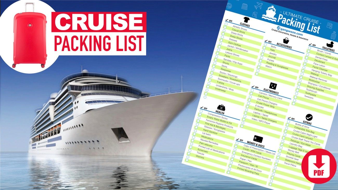 Cruise Packing List | Ultimate 2026 Checklist [With PDF Download]