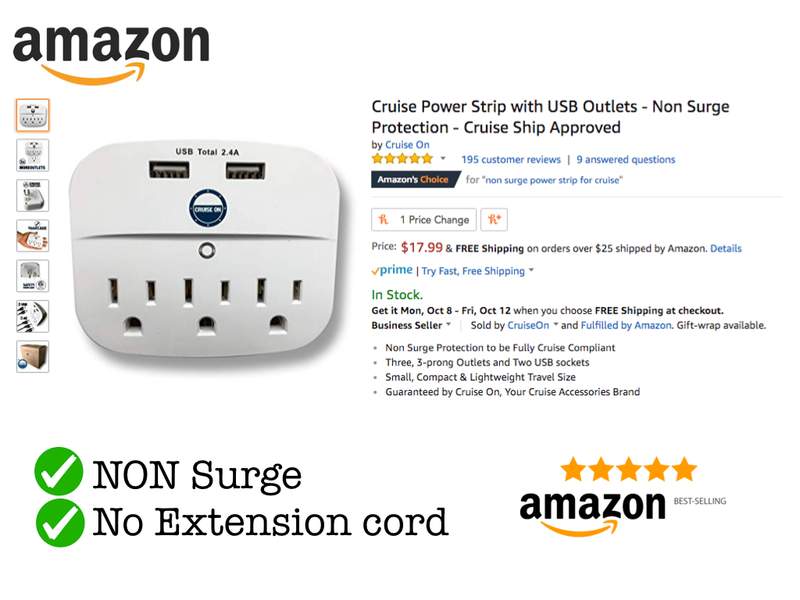 Cruise Approved Power Strip