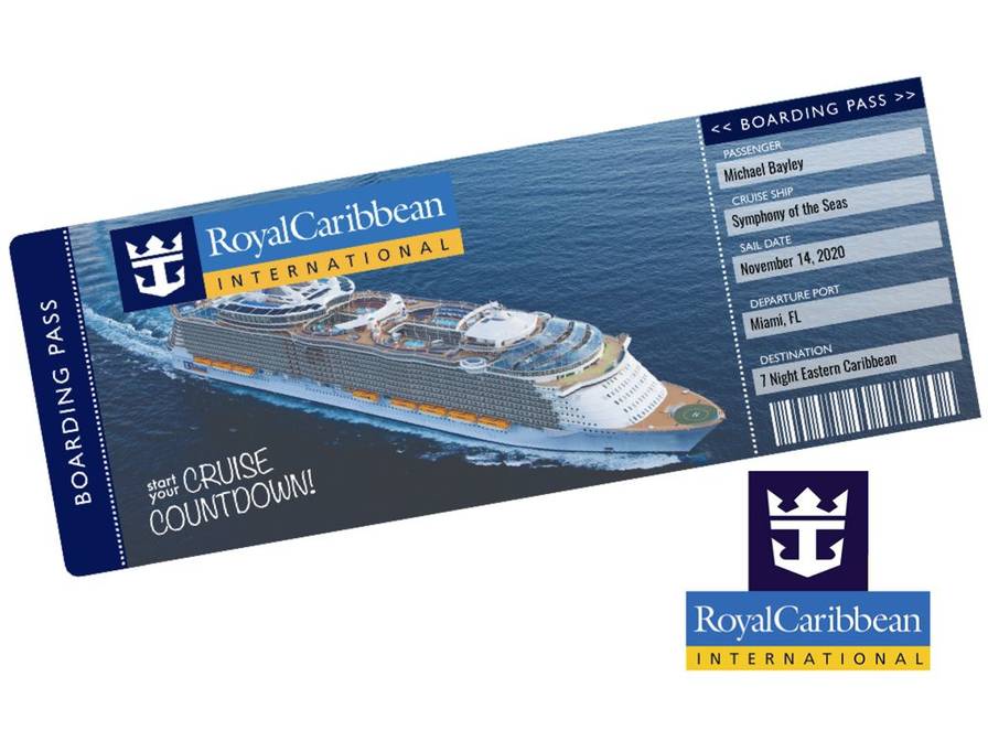 Free Royal Caribbean Cruise Ticket Template