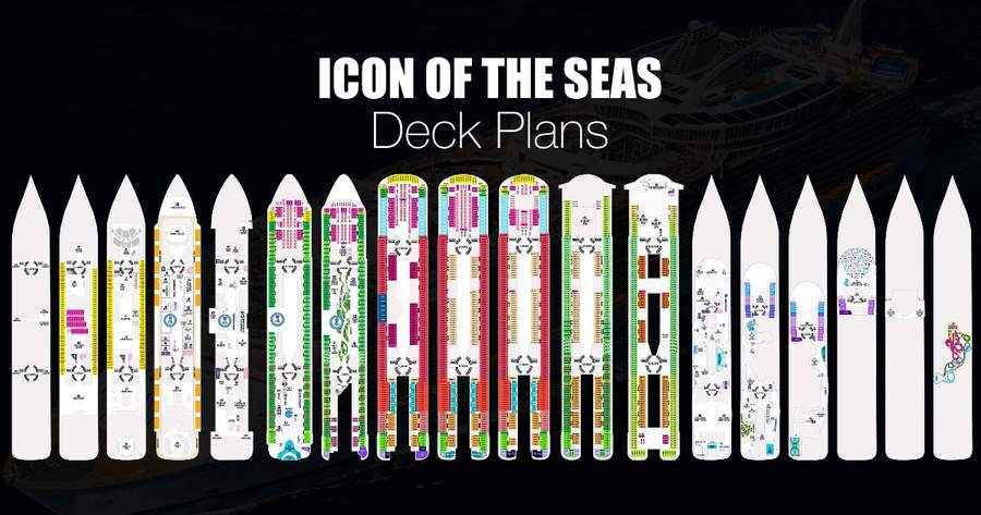 Icon of the Seas Deck Plans