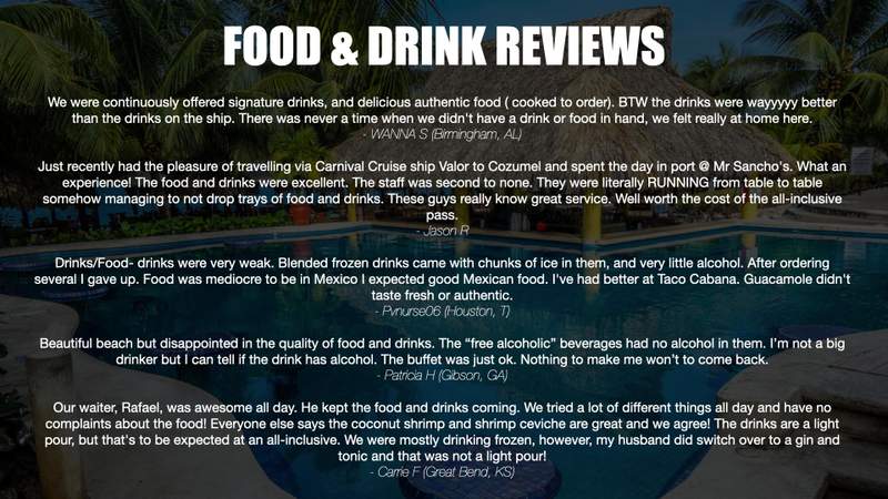 Mr Sanchos Food and Drink Reviews