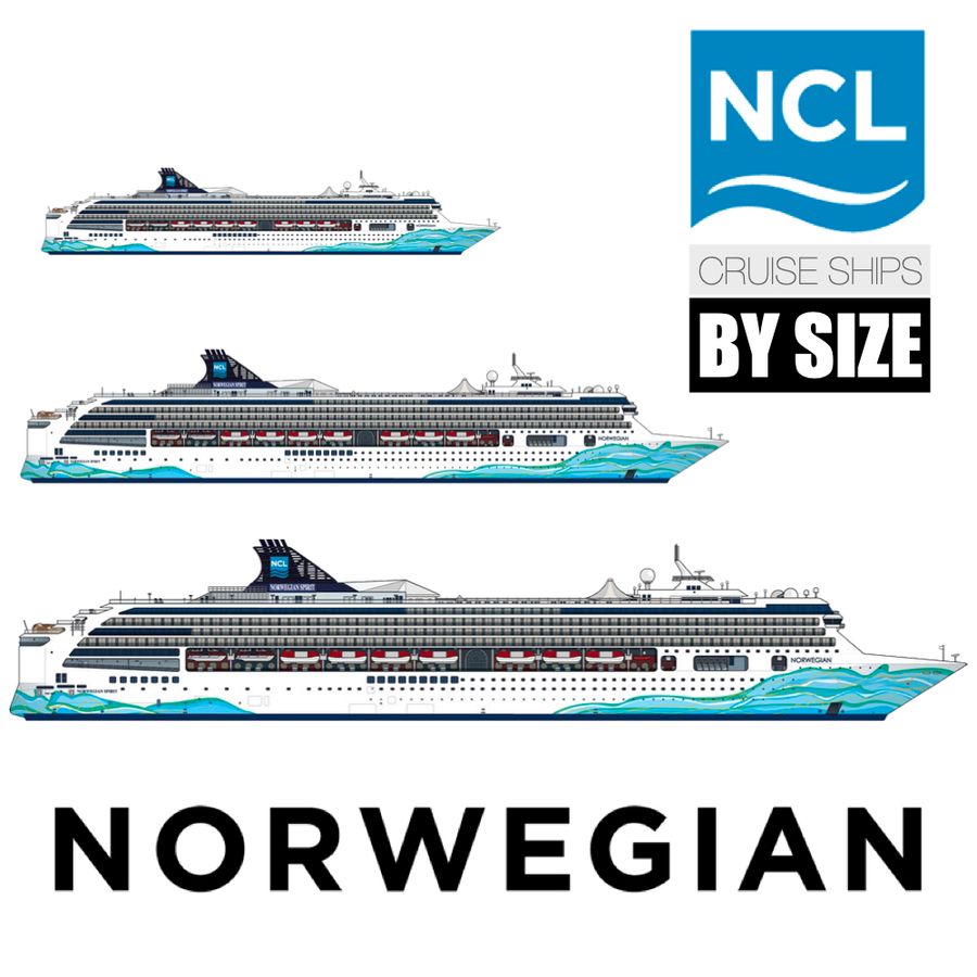 Norwegian Ships by Size — Largest to Smallest