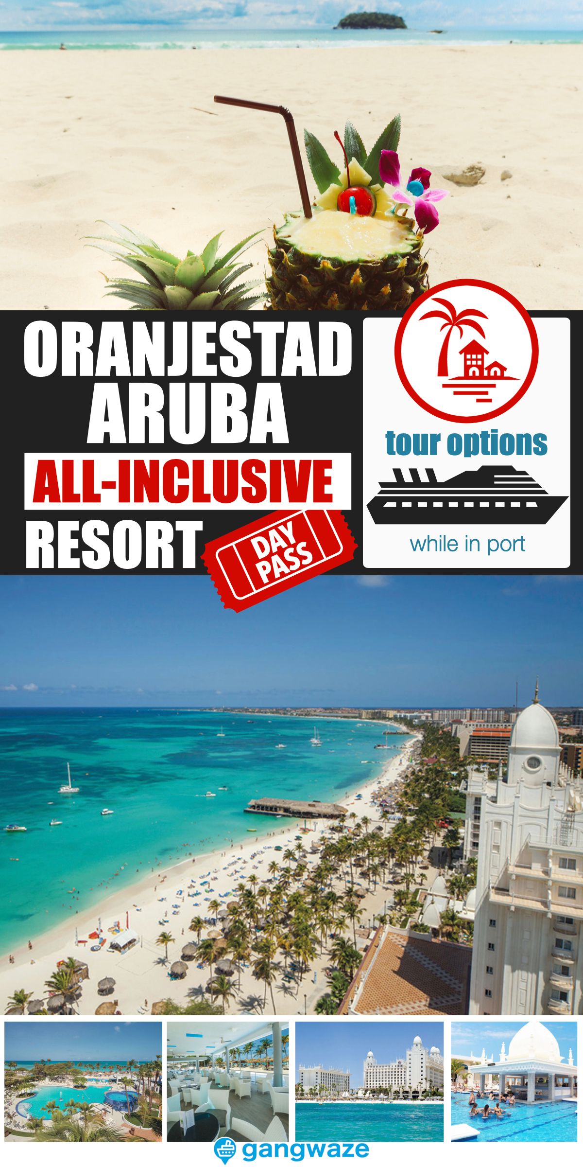 Oranjestad Resort Day Pass Options