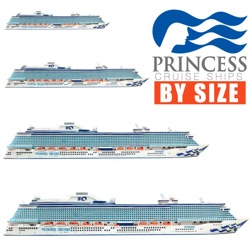 Princess Cruise Ships by Size - Largest to Smallest