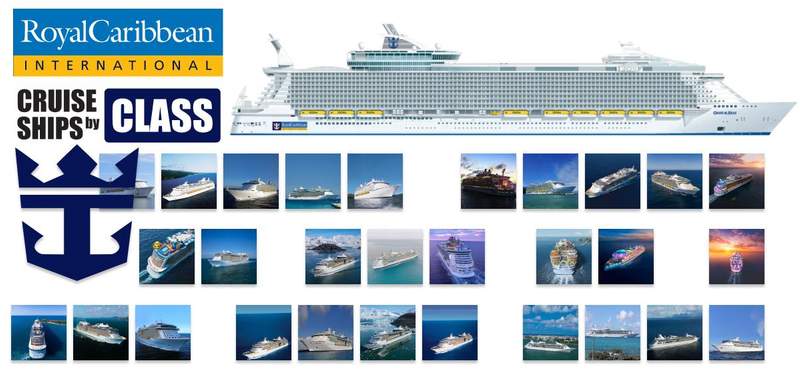 Royal Caribbean Ships by Class Images Grouped