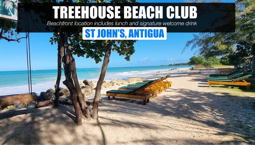 Treehouse Beach Club Antigua Day Pass