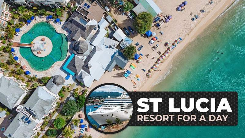 St Lucia resort day pass