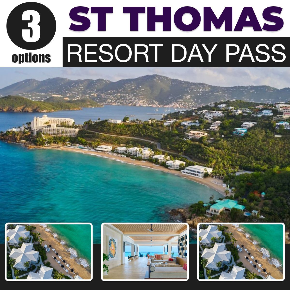 St Thomas resort day pass